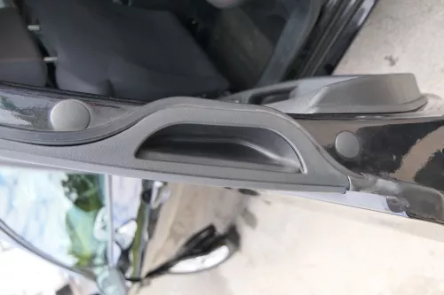 Seat Leon 1P Tür hinten links schwarz LC9Z metallic - ohne Anbauteile (171313)