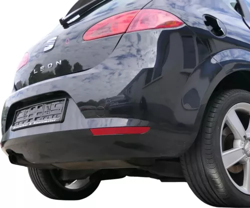 Seat leon 1P Stoßstange Heckstoßstange hinten schwarz LC9Z metallic (171329)