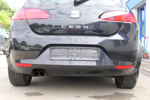Seat leon 1P Stoßstange Heckstoßstange hinten schwarz LC9Z metallic (171329)