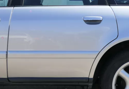 Audi A4 B5 Tür nur Türblatt hinten links silber LY7W - Facelift (171451)