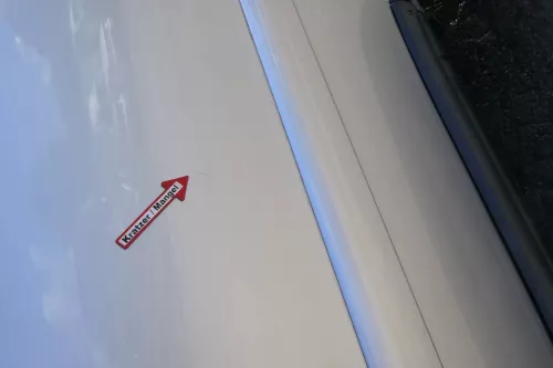 Audi A4 B5 Tür nur Türblatt hinten links silber LY7W - Facelift (171451)