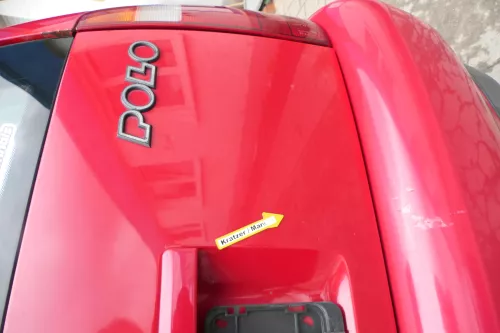 VW Polo Kombi Variant 6KV Heckklappe Klappe hinten Kofferraumklappe rot LY3D (171482)