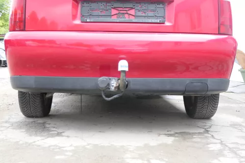 VW Polo Kombi Variant Stoßstange hinten Heckstoßstange rot LY3D (171483)