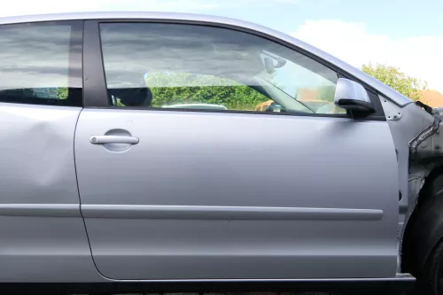 VW Polo 9N 9N3 Tür vorne rechts Beifahrertür 2/3-Türer silber LA7W ohneAnbauteil (171542)