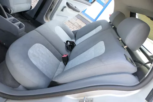 Skoda Fabia 6Y Rückbank Rücksitzbank Sitz Rücksitz hinten + 2x Kopfstützen b (171577)