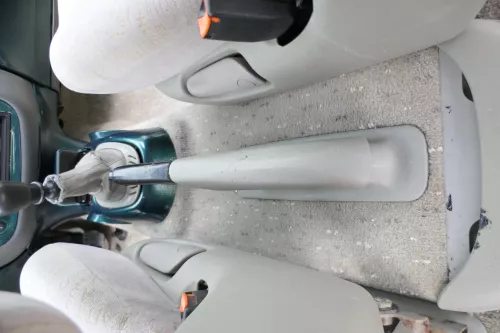 VW Sharan 7M Galaxy WGR Handbremse Feststellbremse Verkleidung Abdeckung grau