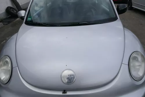 VW New Beetle 9C Motorhaube Klappe vorne silber grau LG9R