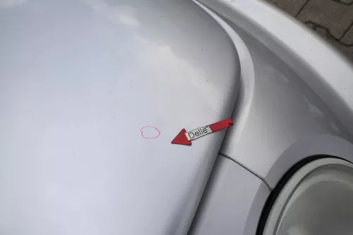 VW New Beetle 9C Motorhaube Klappe vorne silber grau LG9R (171717)