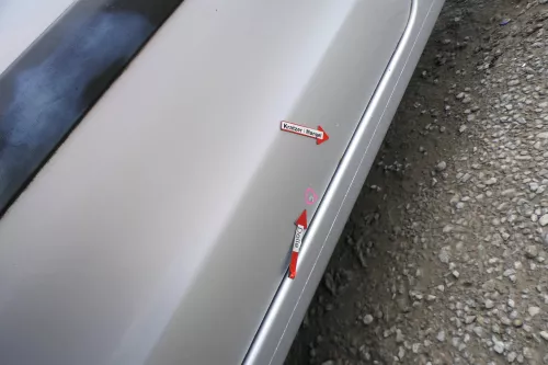 VW Polo 9N 9N3 Tür vorne links Fahrertür 2/3-Türer silber LA7W -ohne Anbauteile (171769)