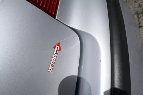 VW Polo 9N Fun Heckklappe Kofferraumklappe Klappe hinten silber LA7W metal (171771)
