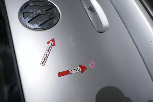VW Polo 9N Fun Heckklappe Kofferraumklappe Klappe hinten silber LA7W metal (171771)