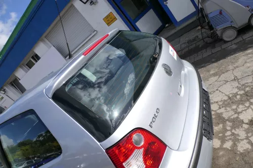 VW Polo 9N Fun Heckklappe Kofferraumklappe Klappe hinten silber LA7W metal (171771)