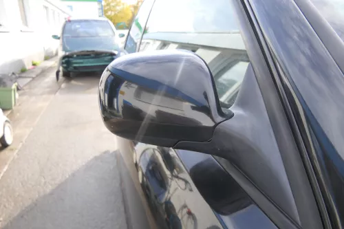 Audi A4 B5 8D Spiegel Außenspiegel rechts elektrisch schwarz LY9B + Glas (171813)