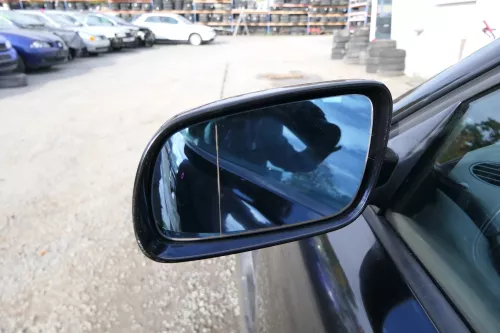 Audi A4 B5 Spiegel Außenspiegel links elektrisch schwarz LY9B (171814)