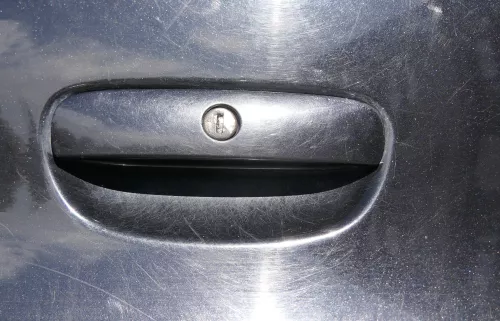 VW Polo 9N 9N3 Griff Heckkklappe Heckklappengriff schwarz L041 (171825)