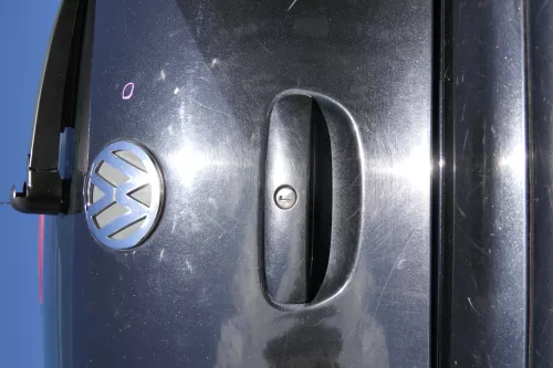 VW Polo 9N3 9N Heckklappe Kofferraumklappe Klappe schwarz LC9Z - Scheibe (171826)