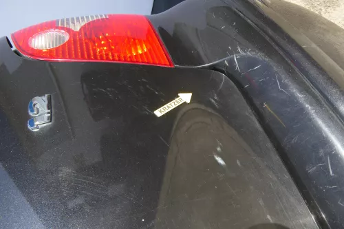VW Polo 9N3 9N Heckklappe Kofferraumklappe Klappe schwarz LC9Z - Scheibe (171826)