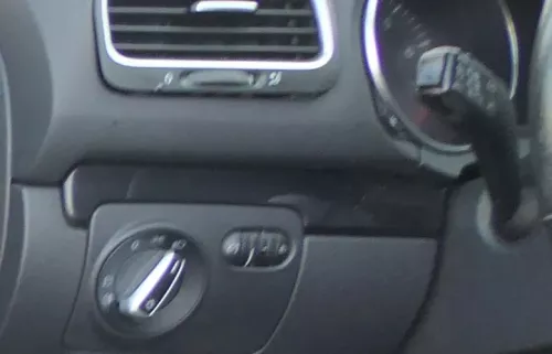 VW Golf 6 5K Leiste Abdeckung Dekor schwarz pyramids netzoptik (171910)