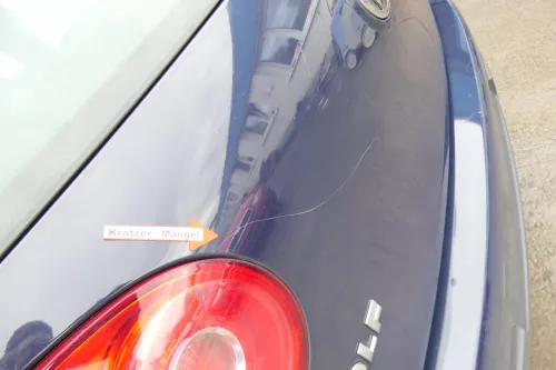 VW Golf 5 V Heckklappe hinten Kofferraumklappe mit Scheibe blau LA5G (171923)