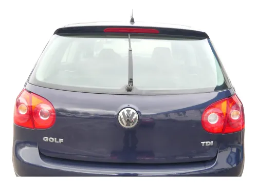 VW Golf 5 V Heckklappe hinten Kofferraumklappe mit Scheibe blau LA5G