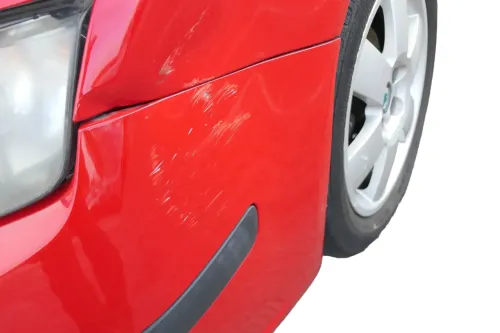 Skoda Fabia 6Y Stoßstange Stoßfänger vorne rot LF3K 2004-2008 - Facelift (171943)