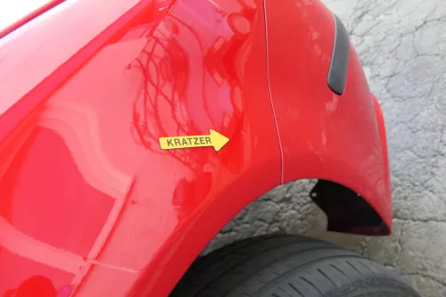 Skoda Fabia 6Y Kotflügel vorne rechts rot LF3K auch Kombi Facelift (171944)