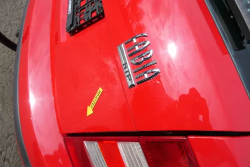 Skoda Fabia 6Y6 Schrägheck Heckklappe Kofferraumklappe hinten rot LF3K (171949)