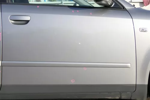 Audi A4 B6 8E nur Türblatt vorne rechts Beifahrertür grau LY7Q Kombi+Limo Tür