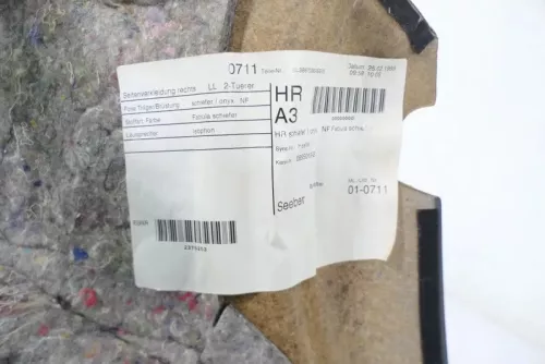 1x Audi A3 8L Seitenverkleidung Seite Verkleidung Tür rechts hinten 2/3-Türer (172151)