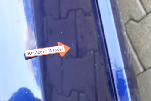VW Polo 6R 6C Tür vorne rechts Beifahrertür 4/5-Türer blau LD5Q -ohne Anbauteile (172358)