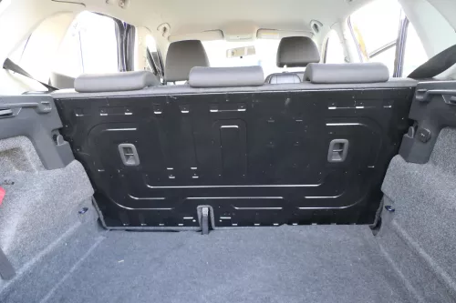 VW Polo 6R 6C Sitz Rückbank Sitzfläche Sitze 3 Punkt Gurt schwarz / titanschwarz (172382)