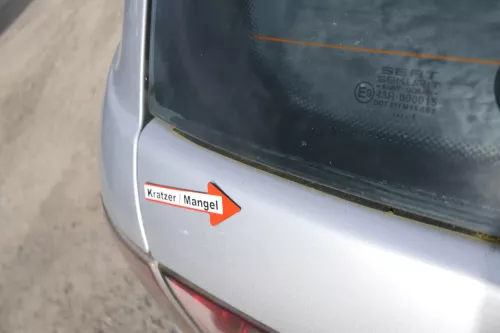 Seat Ibiza 6L Heckklappe Klappe hinten Kofferraumklappe grau LS7N ohne Spoiler!! (172421)