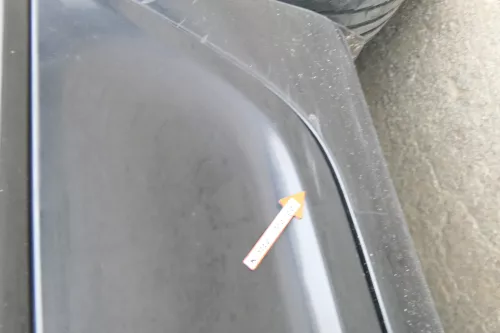 Skoda Octavia 1Z LIMOUSINE Tür hinten links schwarz LF9R (ohneAnbauteile) (172538)