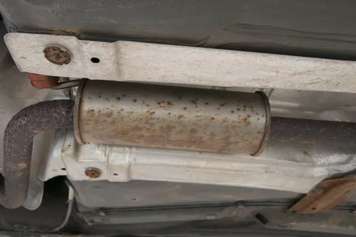 Fabia 5J Auspuff hinten Endschalldämpfer Benziner Mitteltopf 1,2 CBZA CBZ CBZB (172663)