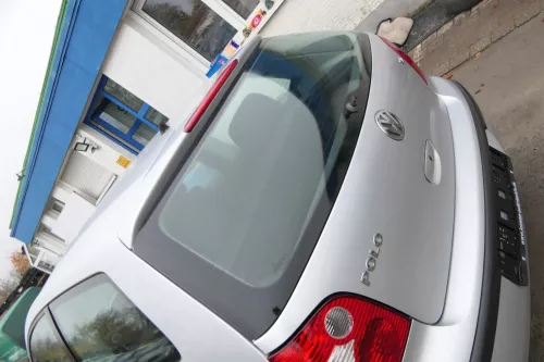VW Polo 9N Fun Heckklappe Kofferraumklappe Klappe hinten silber LA7W metal (172674)
