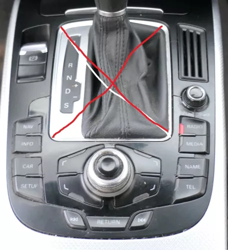 Audi A4 8K A6 4F Q7  Navi Navigation 8T0919609F WFX Bedieneinheit Schalter