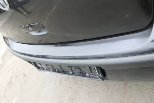 VW Polo 9N 9N3 Stoßstange Heckstoßstange hinten schwarz LC9Z (172890)