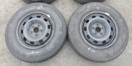 2x VW Golf 4 Bora 175/80 R14 88T Sommerreifen Reifen 6jx14H2 ET38 6mm (172924)