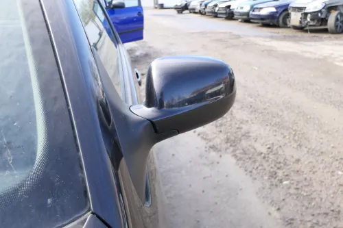 VW Polo 6N2 manueller Spiegel Außenspiegel links außen schwarz LC9Z + Glas (173156)