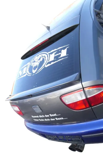 Seat Leon 1M Heckklappe Klappe hinten Kofferraumklappe grau LS7T Spoiler (173335)
