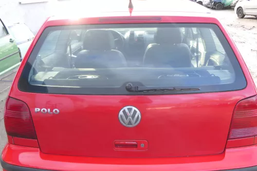 Polo 6N2 Heckklappe Klappe hinten Kofferraumklappe rot LP3G Scheibe
