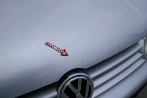VW Golf 4 Motorhaube Haube Klappe vorne silber grau LA7W grau reflexsilber  (173385)