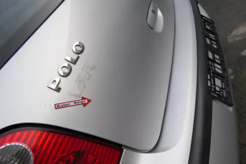 VW Polo 9N Fun Heckklappe Kofferraumklappe Klappe hinten silber LA7W metal (173449)