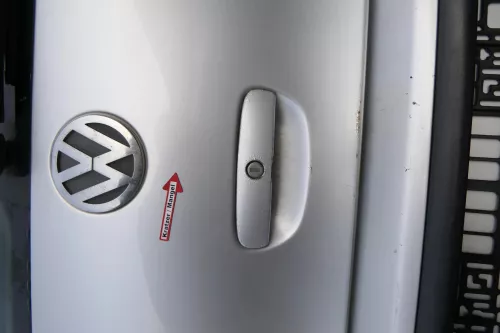 VW Polo 9N Fun Heckklappe Kofferraumklappe Klappe hinten silber LA7W metal (173449)