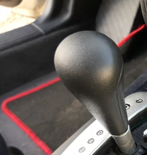 Audi A6 4B Griff Knopf Automatik Schaltknauf Schalthebel Leder schwarz soul