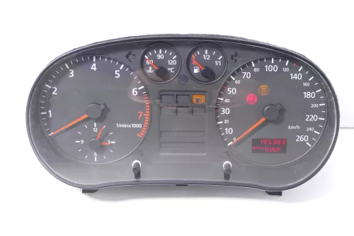 Audi A3 8L Tacho Tachometer Kombiinstrument 8L0919860C 195TKM Benziner 260km/h (173649)