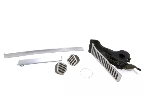 Set Touran Armaturenbrett Verkleidung Klappe Abdeckung Dekor silber alu