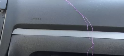 VW Golf 5 1K Verkleidung Abdeckung Dekor silber links + rechts netzoptik silber