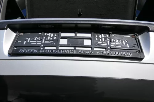 VW Polo 9N 9N3 Stoßstange Heckstoßstange hinten silber LA7W (173984)