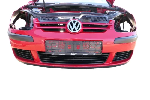 VW Golf 5 1K V Stoßstange vorne Frontoßstange Stoßfänger rot LY3D (174000)
